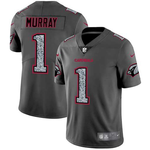 Men Arizona Cardinals #1 Murray Nike Teams Gray Fashion Static Limited NFL Jerseys->arizona cardinals->NFL Jersey
